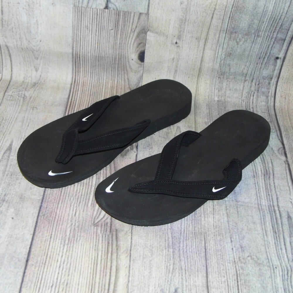 NIKE Celso Girl Black Thong Sandals Womens Size 11 - Picture 3 of 7